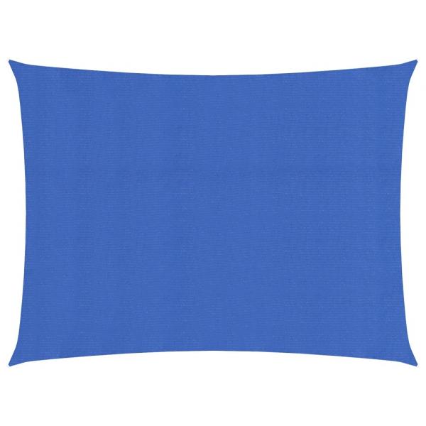 ARDEBO.de - Sonnensegel 160 g/m² Rechteckig Blau 3x4 m HDPE