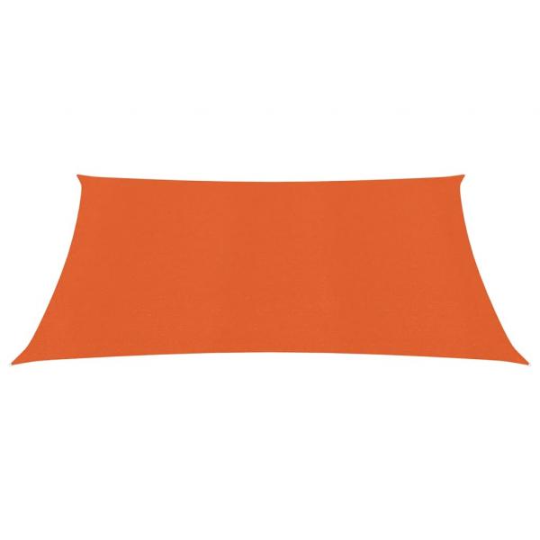 Sonnensegel 160 g/m² Quadratisch Orange 4x4 m HDPE