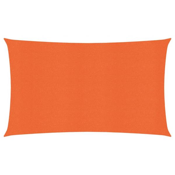 ARDEBO.de - Sonnensegel 160 g/m² Rechteckig Orange 3x6 m HDPE