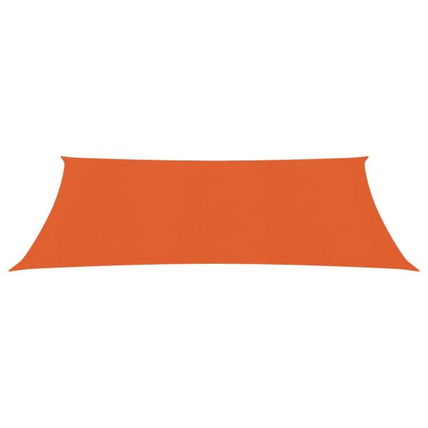 Sonnensegel 160 g/m² Rechteckig Orange 3x6 m HDPE