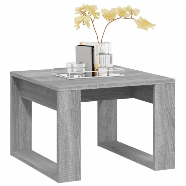 Beistelltisch Grau Sonoma 50x50x35 cm Holzwerkstoff