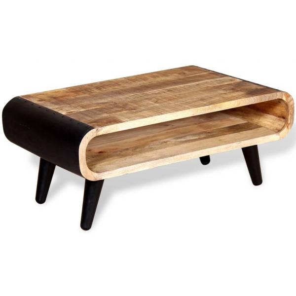 ARDEBO.de - Couchtisch Raues Mangoholz 90x55x39 cm