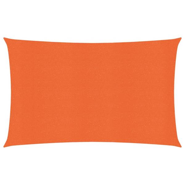 ARDEBO.de - Sonnensegel 160 g/m² Rechteckig Orange 3x5 m HDPE