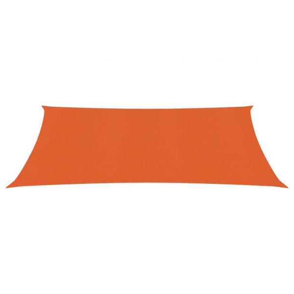 Sonnensegel 160 g/m² Rechteckig Orange 3x5 m HDPE