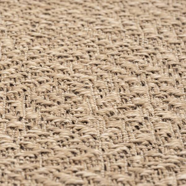 Teppich ZIZUR 60x110 cm Jute-Optik Indoor und Outdoor