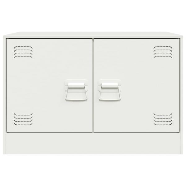 TV-Schrank Weiß 67x39x44 cm Stahl