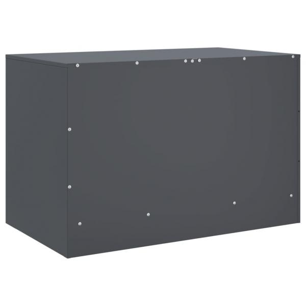 TV-Schrank Anthrazit 67x39x44 cm Stahl