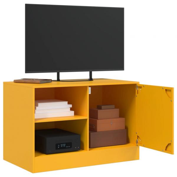 TV-Schrank Senfgelb 67x39x44 cm Stahl