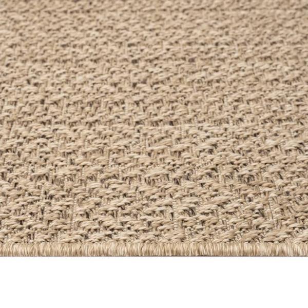 Teppich ZIZUR 80x200 cm Jute-Optik Indoor und Outdoor