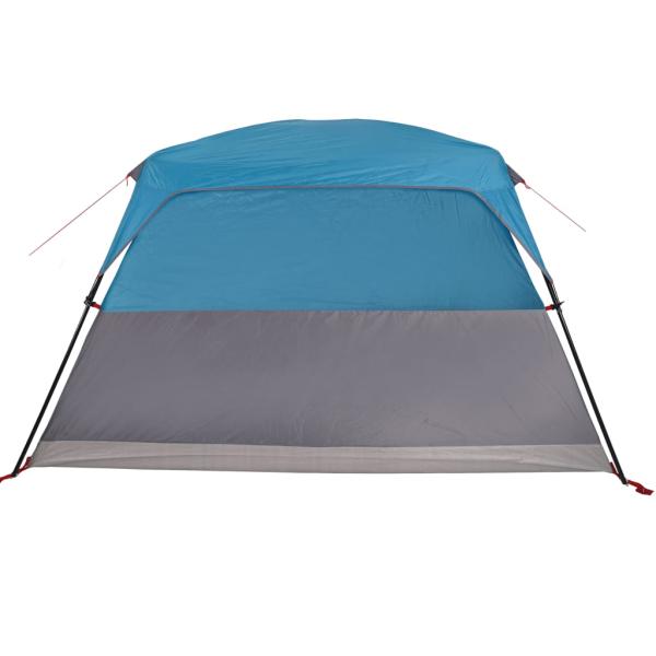 Campingzelt 4 Personen Blau Wasserdicht