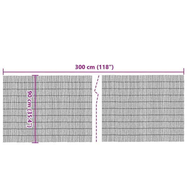 Gartenzaun 300x90 cm Schilf