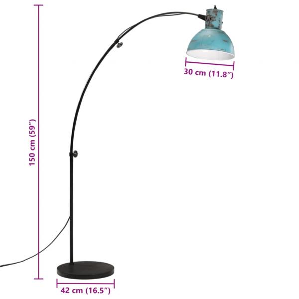 Stehleuchte 25 W Blau 150 cm E27