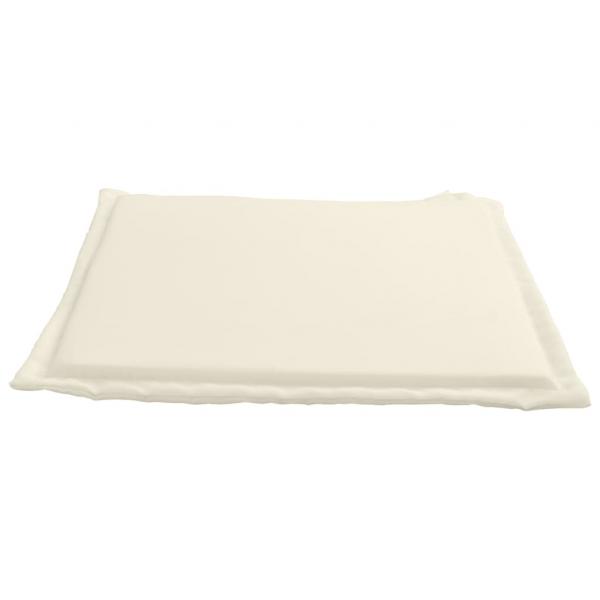 Garten-Sitzkissen 2 Stk. Creme 45x45x2 cm Quadratisch