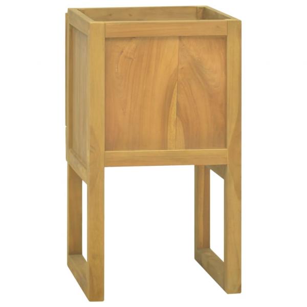 Badschrank 41x40x75 cm Massivholz Teak