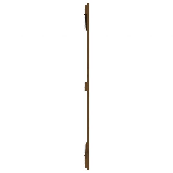 Wand-Kopfteil Honigbraun 82,5x3x110 cm Massivholz Kiefer