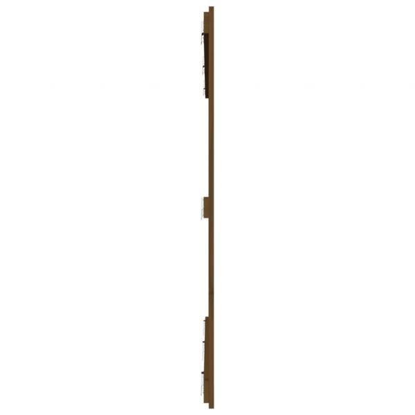 Wand-Kopfteil Honigbraun 166x3x110 cm Massivholz Kiefer