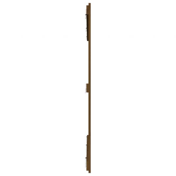 Wand-Kopfteil Honigbraun 159,5x3x110 cm Massivholz Kiefer