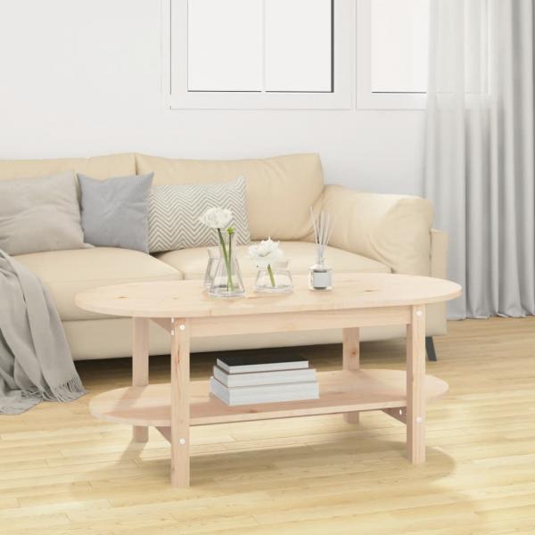 ARDEBO.de - Couchtisch 110x55x45 cm Massivholz Kiefer