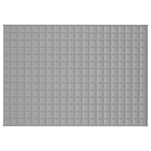 Gewichtsdecke Grau 140x200 cm 10 kg Stoff