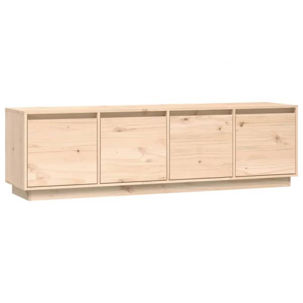 TV-Schrank 156x37x45 cm Massivholz Kiefer