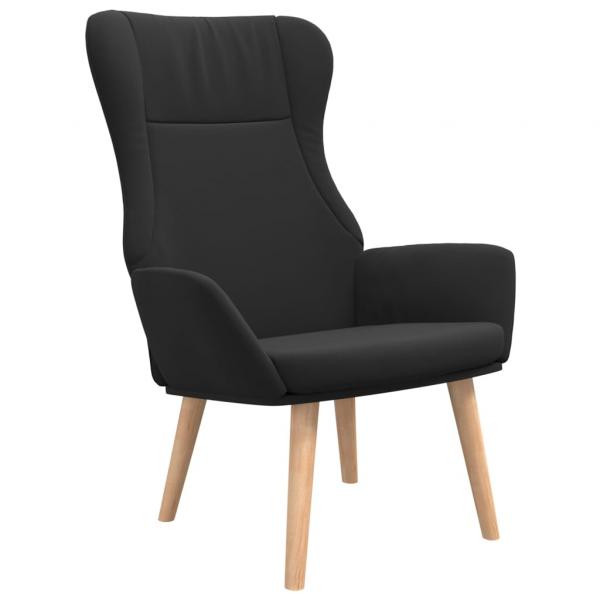 ARDEBO.de - Relaxsessel Schwarz Stoff