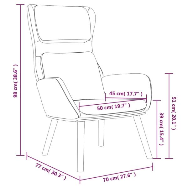 Relaxsessel mit Hocker Senfgelb Samt