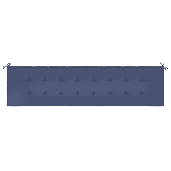 Gartenbank-Auflage Marineblau 200x50x3 cm Oxford-Gewebe