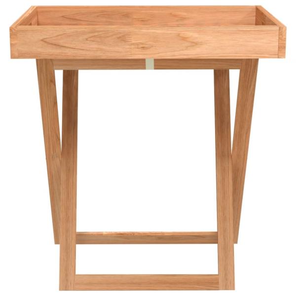 Tabletttisch Klappbar 52x36x56,5 cm Massivholz Nussbaum