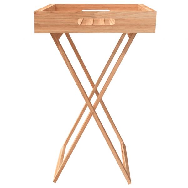 Tabletttisch Klappbar 52x36x56,5 cm Massivholz Nussbaum