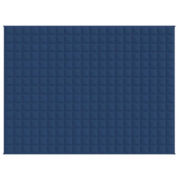 Gewichtsdecke Blau 152x203 cm 7 kg Stoff