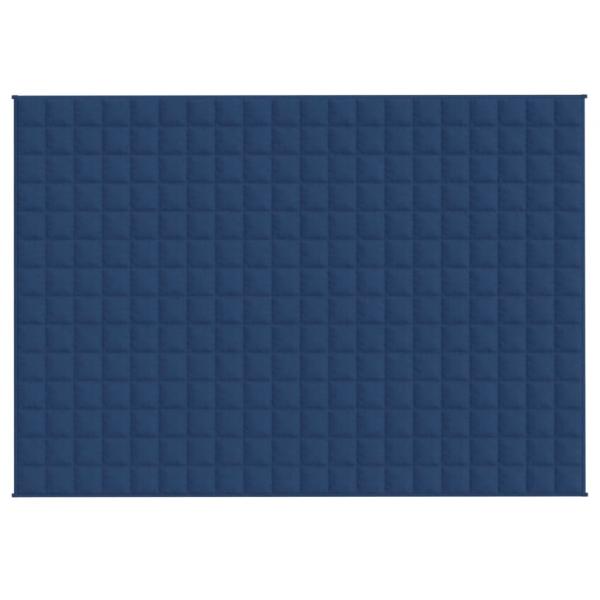 Gewichtsdecke Blau 135x200 cm 6 kg Stoff