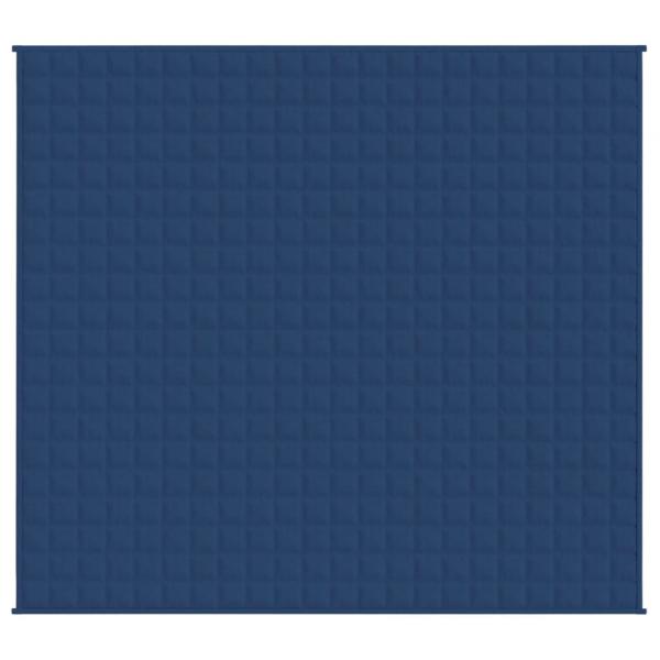 Gewichtsdecke Blau 220x230 cm 15 kg Stoff