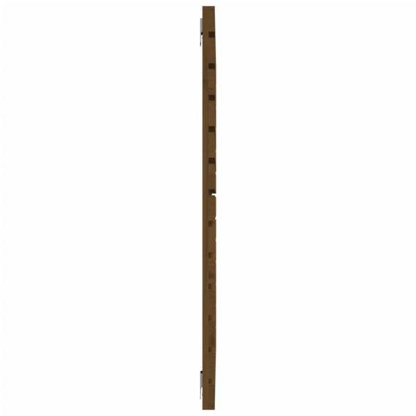 Wand-Kopfteil Honigbraun 146x3x91,5 cm Massivholz Kiefer