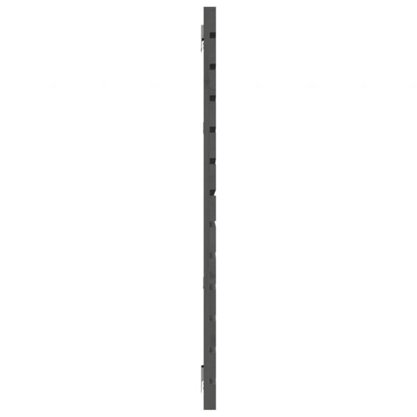 Wand-Kopfteil Grau 166x3x91,5 cm Massivholz Kiefer