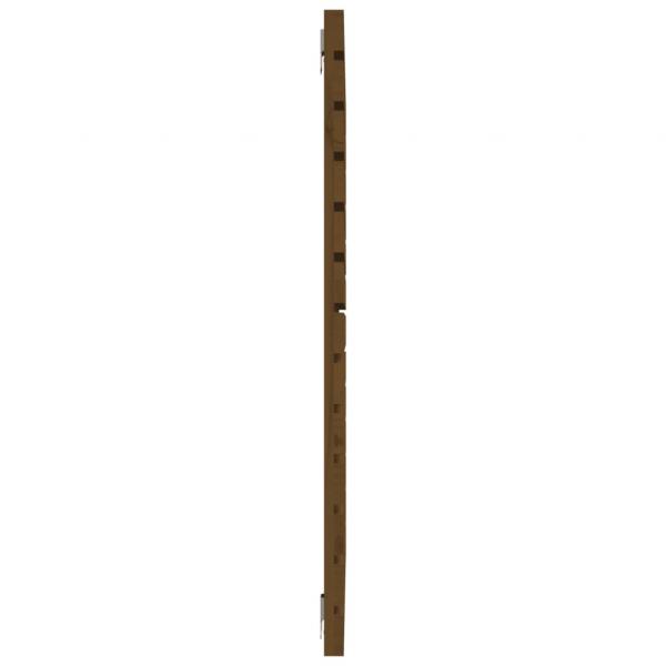 Wand-Kopfteil Honigbraun 141x3x91,5 cm Massivholz Kiefer