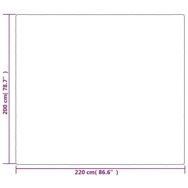 Gewichtsdecke mit Bezug Grau 200x220 cm 9 kg Stoff