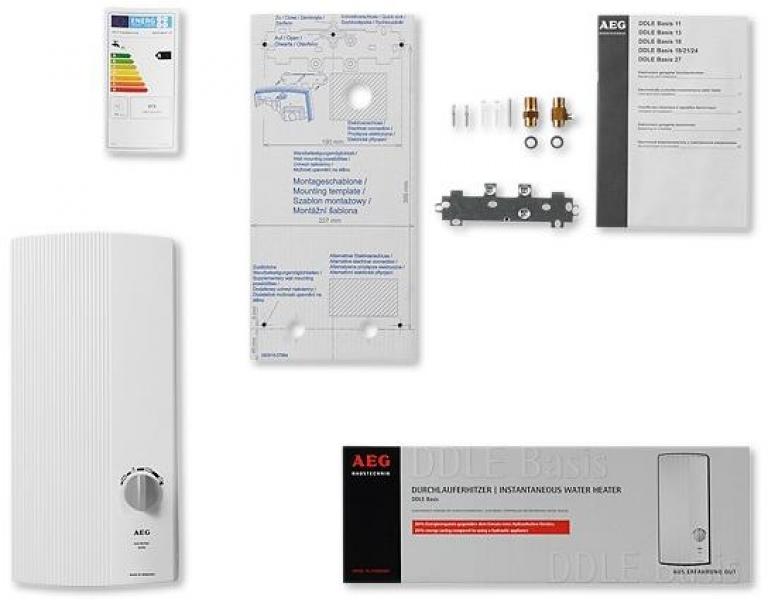 AEG DDLE Basis 27 EEK: A Durchlauferhitzer, elektronisch, 27kW (222391)