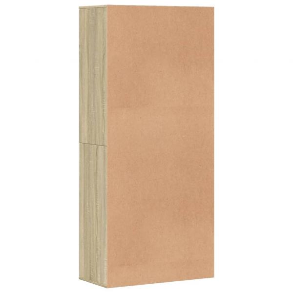 Schuhschrank Sonoma-Eiche 80x39x178 cm Holzwerkstoff