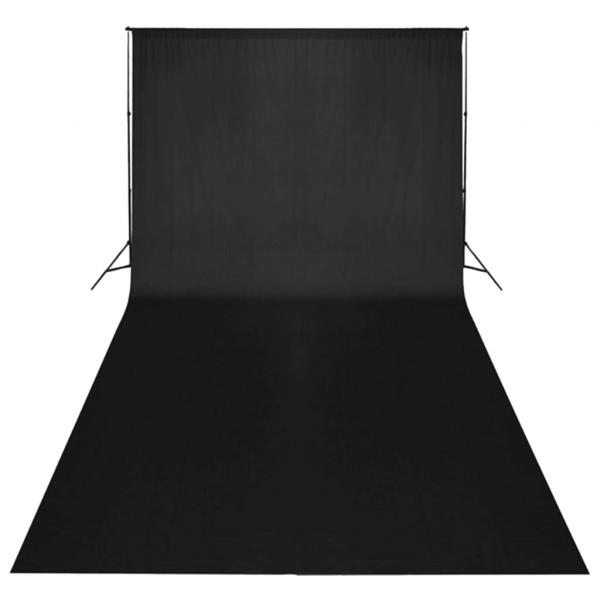 Fotostudio-Set mit Leuchten, Hintergrund und Reflektor