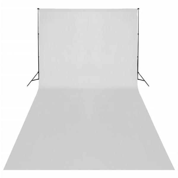 Fotostudio-Set mit Leuchten, Hintergrund und Reflektor