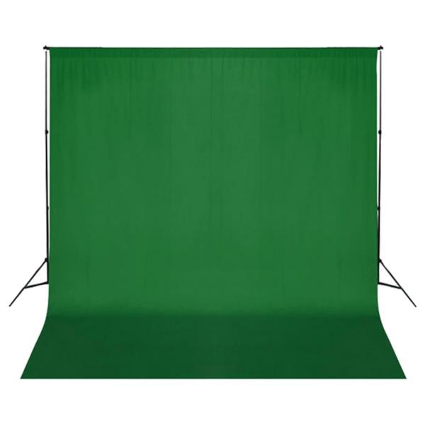 Fotostudio-Set mit Leuchten, Hintergrund und Reflektor