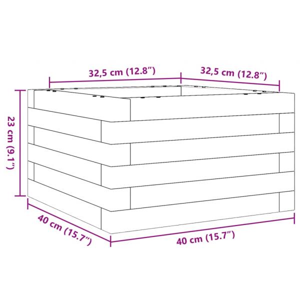 Pflanzkübel 40x40x23 cm Kiefernholz Imprägniert