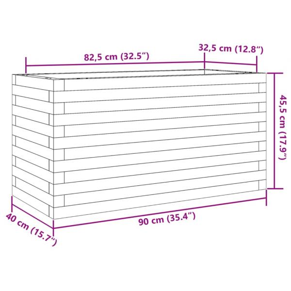 Pflanzkübel 90x40x45,5 cm Massivholz Douglasie