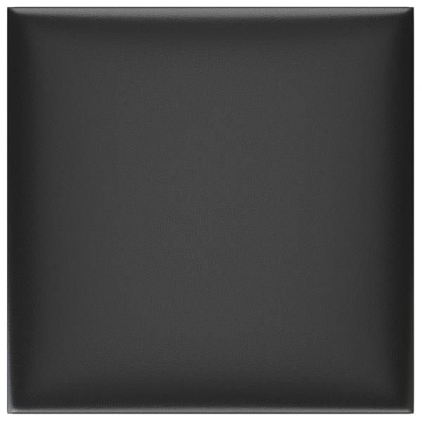 Wandpaneele 12 Stk. Schwarz 30x30 cm Kunstleder 1,08 m²