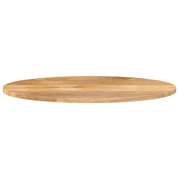 Tischplatte 110x50x2,5 cm Oval Massivholz Mango