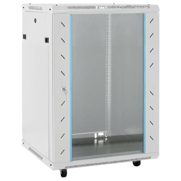 ARDEBO.de - 15U Netzwerkschrank auf Rollen 19" IP20 53x40x80 cm