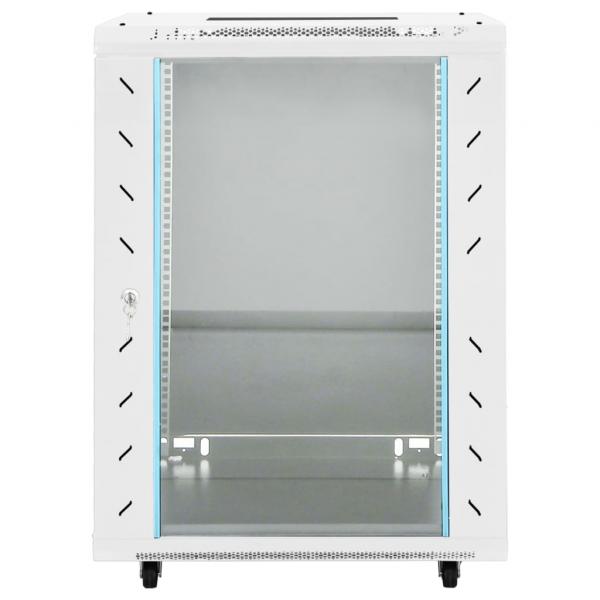 15U Netzwerkschrank auf Rollen 19" IP20 53x40x80 cm