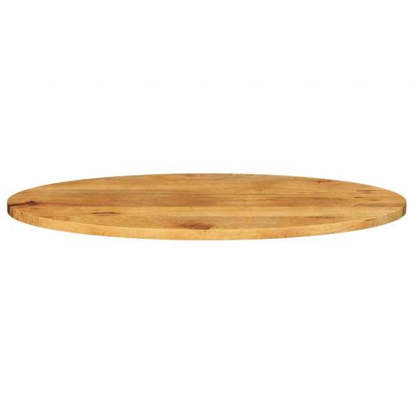 Tischplatte 140x50x3,8 cm Oval Massivholz Mango