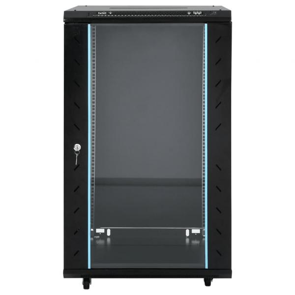 18U Netzwerkschrank auf Rollen 19" IP20 60x60x100 cm