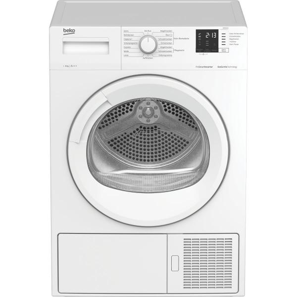 ARDEBO.de Beko DS852GAV 8kg A+++ Wärmepumpentrockner, 60 cm breit, ProSmart Inverter Motor, EcoGentle, AquaWave, weiß